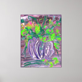 Lienzo "Vase with flowers" mod. acrylic, impressionism