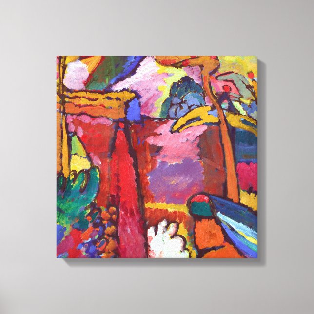 Lienzo Vasily Kandisnky Jardín del Amor (Anverso)