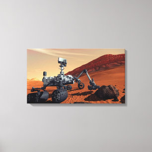 Lienzo Vehículo Curiosity de Marte