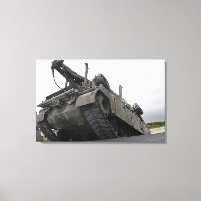 Lienzo Vehículo de recuperación de hercules M88A2 (Anverso)