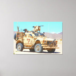 Lienzo VEHÍCULO PROTEGIDO AMBUSH RESISTENTE A MINAS 32x48