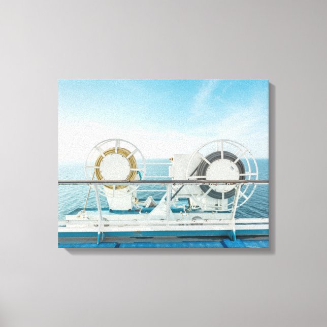 Lienzo Vela De Un Buque De Cruceros (Anverso)