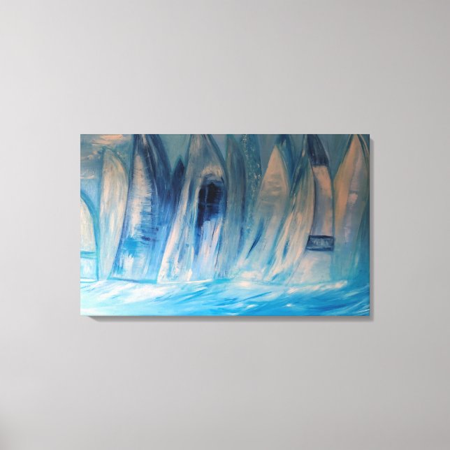 Lienzo Velas a un día de verano (Anverso)