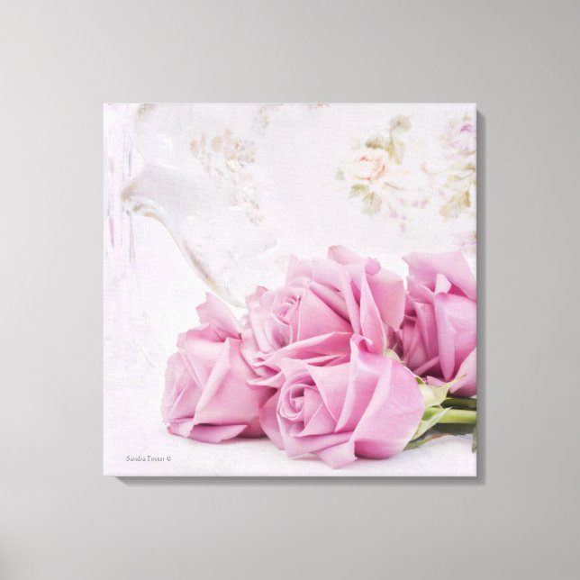 Lienzo Velas y Rosas (Anverso)