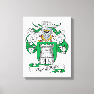 Lienzo Velasquez Family Crest