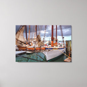 Lienzo Veleros Morred en Key West