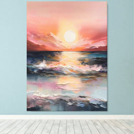 Lienzo Velvet Sunset Over the Sea