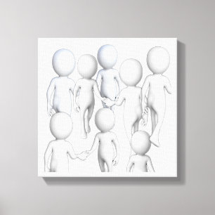 Lienzo Ven a caminar conmigo