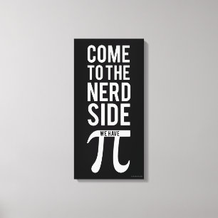 Lienzo Ven Al Lado Nerd