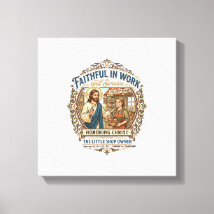 Lienzo Vendedor de artesanías de Jesús Etsy Camiseta de c