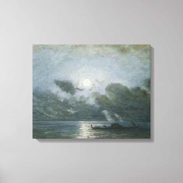 Lienzo Venecia a la luz de la luna (Anverso)