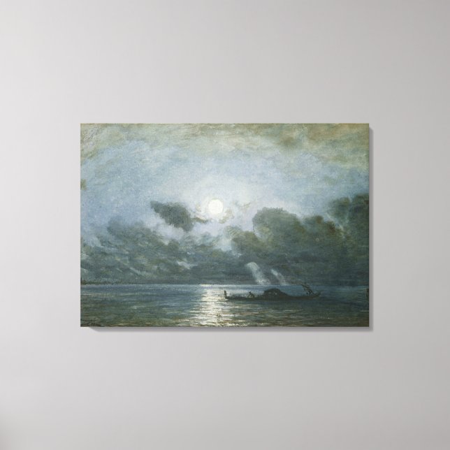 Lienzo Venecia a la luz de la luna (Anverso)