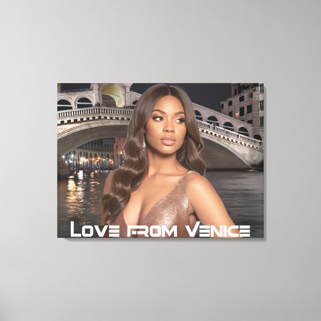 LIENZO VENECIA - AMOR DESDE VENECIA (Anverso)
