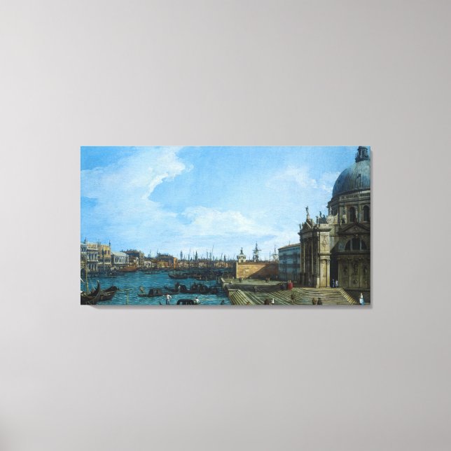 Lienzo Venecia: El Gran Canal de Canaletto (Anverso)