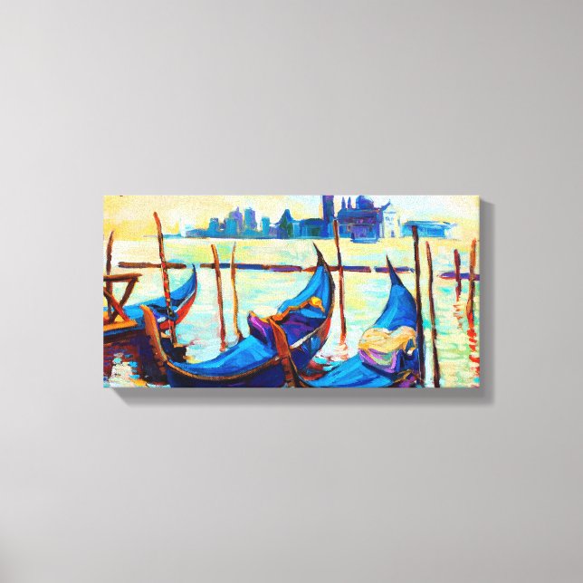 Lienzo Venecia, Italia al atardecer (Anverso)