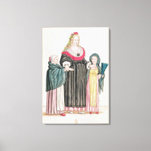 Lienzo Venetian Courtesan