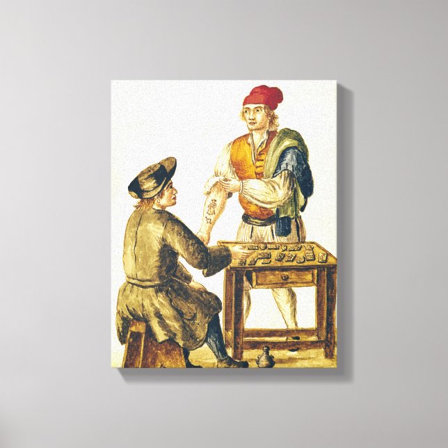 Lienzo Venetian Tattooer (Anverso)