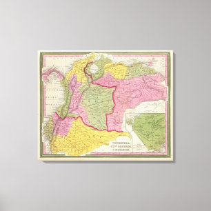 Lienzo Venezuela, nueva Grenada y Equador