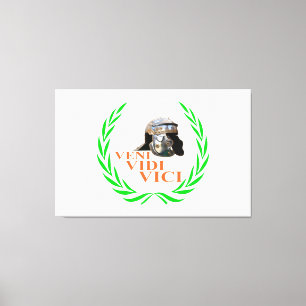 Lienzo Veni Vidi Vici
