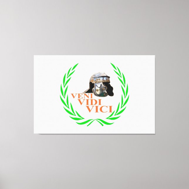 Lienzo Veni Vidi Vici (Anverso)