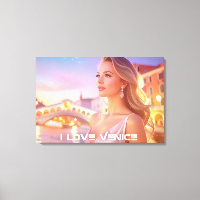 LIENZO VENICE - I LOVE VENICE - (Anverso)