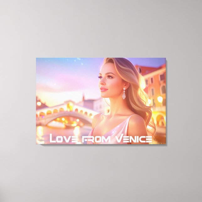 LIENZO VENICE - LOVE FROM VENICE - (Anverso)