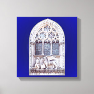 Lienzo Ventana de león alado de San Marco