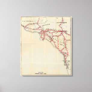 Lienzo Ventura, Los Ángeles, San Bernardino, naranja