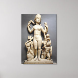 Lienzo Venus con el putti, un tritón y un delfín,