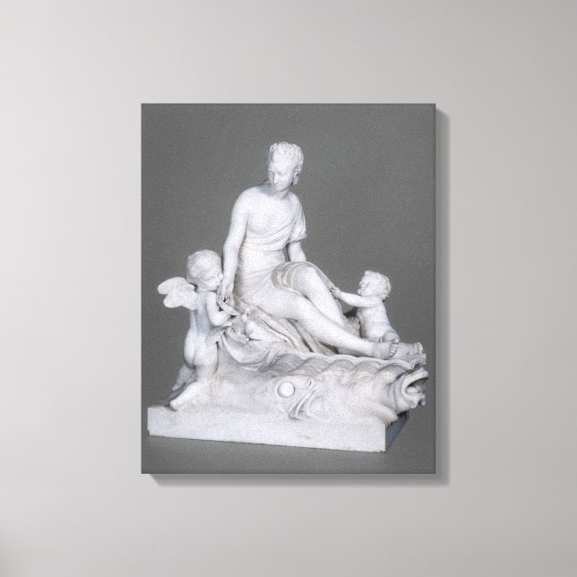 Lienzo Venus de las palomas (mármol) (Anverso)