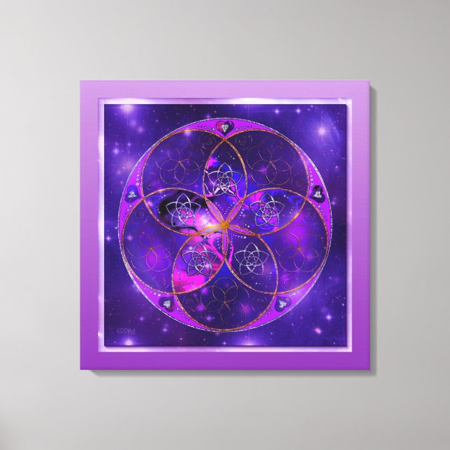 Lienzo Venus Flower of Love fineART Universe (Anverso)