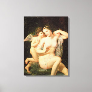 Lienzo Venus y Cupid
