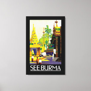Lienzo Ver Burma