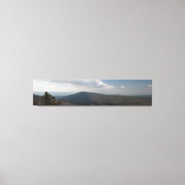 Lienzo Ver desde la unidad panorámica de Talimena, OK (Anverso)