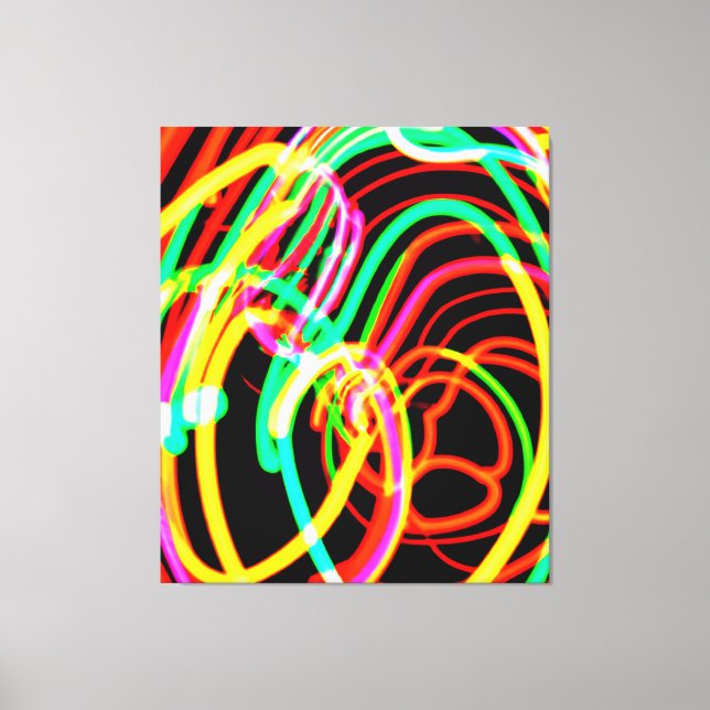 Lienzo Ver la última colección de patrones de neón (Anverso)