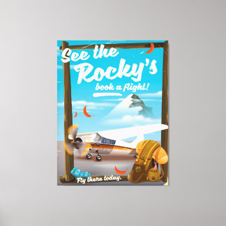 Lienzo Ver "Reserva un vuelo" de The Rocky.