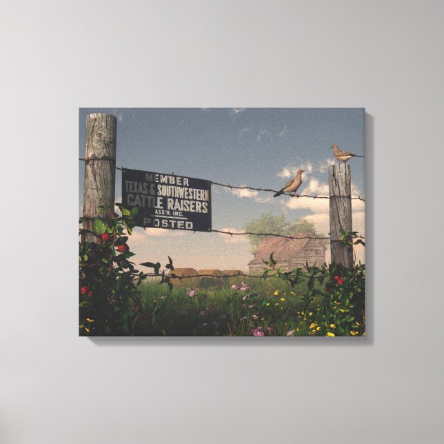 Lienzo Verano 2 de Texas (Anverso)