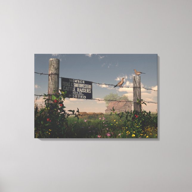 Lienzo Verano 2 de Texas (Anverso)