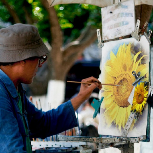 Lienzo Verano De Estilo Artístico De Sunflower (Subido por el creador)