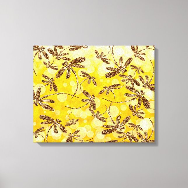 Lienzo Verano de la libélula (Anverso)