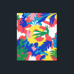 Lienzo Verano de México<br><div class="desc">Ilustracion floral de verano mexicano</div>