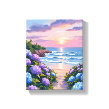 Verano de Nueva Inglaterra | Pintura de playa de H