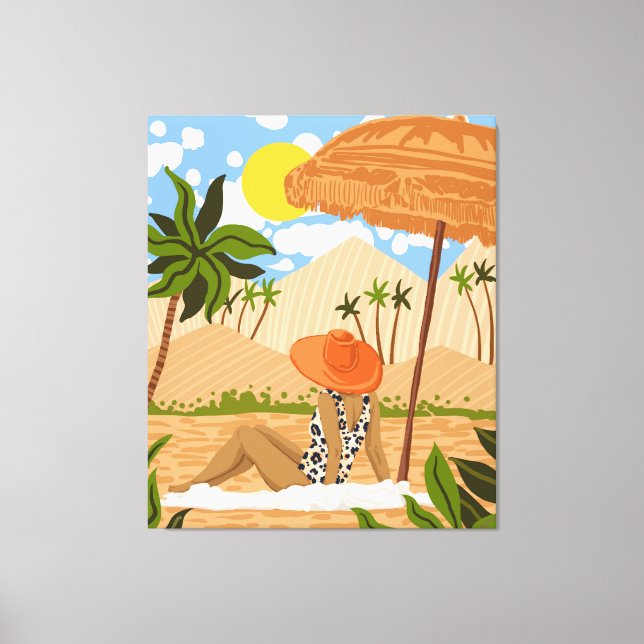 Lienzo Verano En Egipto (Anverso)