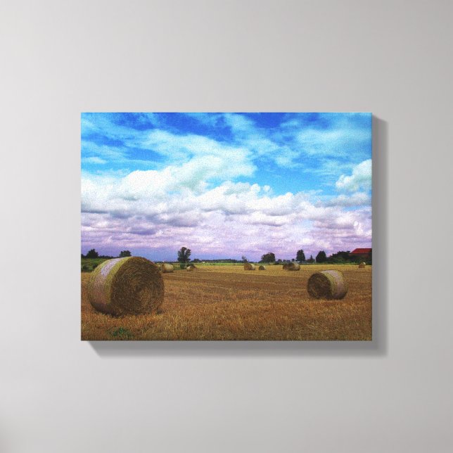 Lienzo Verano en el campo (Anverso)