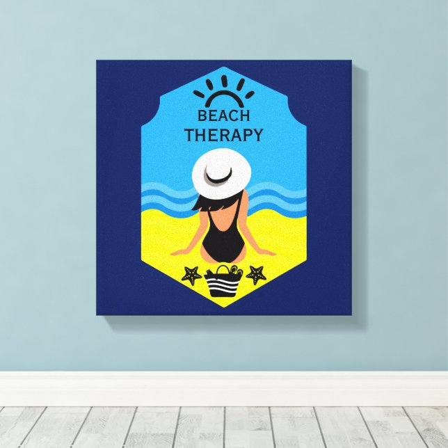 Lienzo Verano Esencial de Playa  (Insitu (piso de madera))