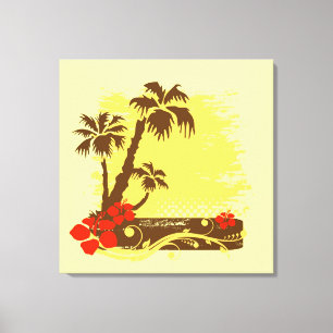 Lienzo Verano tropical