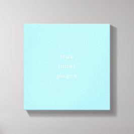 Lienzo Verdadera Paz Interior | Minimalista