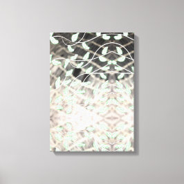 Lienzo Verde con negro