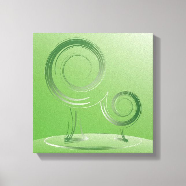 Lienzo verde planetario (Anverso)