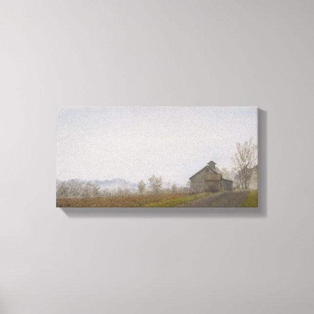 Lienzo Vermont Barn (Anverso)
